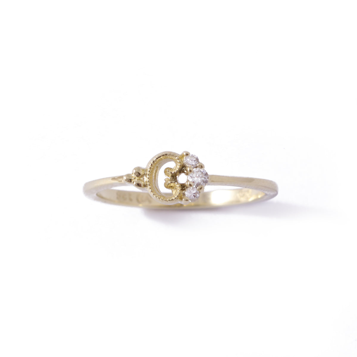 9ct Yellow Gold Petite Blossom Ring