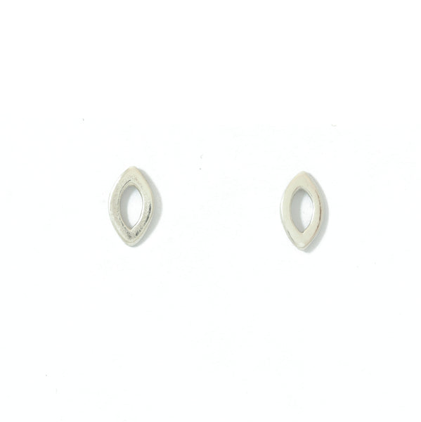 Leaf Earrings In Silver