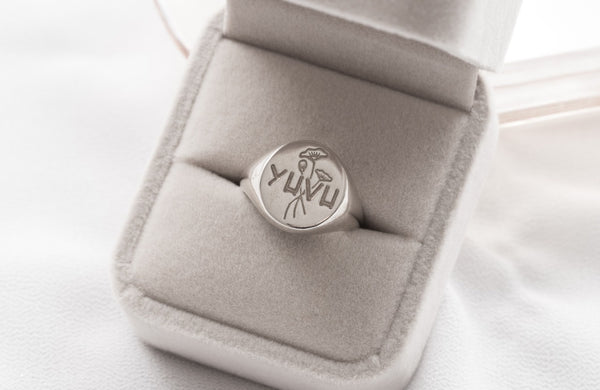 YHVH signet Ring in Silver
