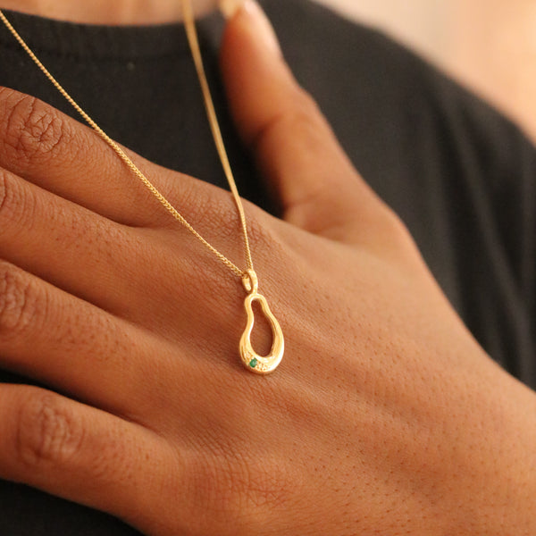 The Emerald Flourish Pendant