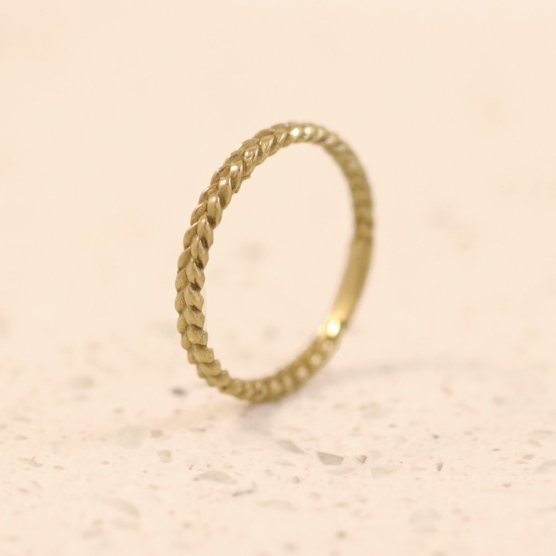 Jasmine Pure Woven Ring in Gold