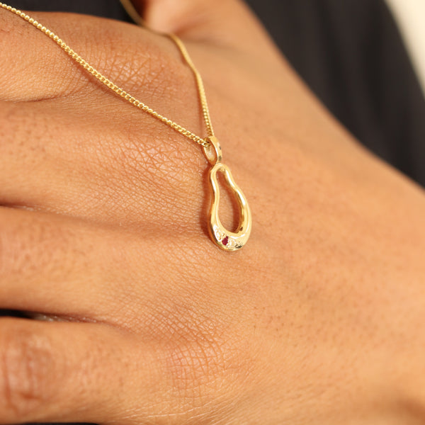 The Ruby Courage Pendant