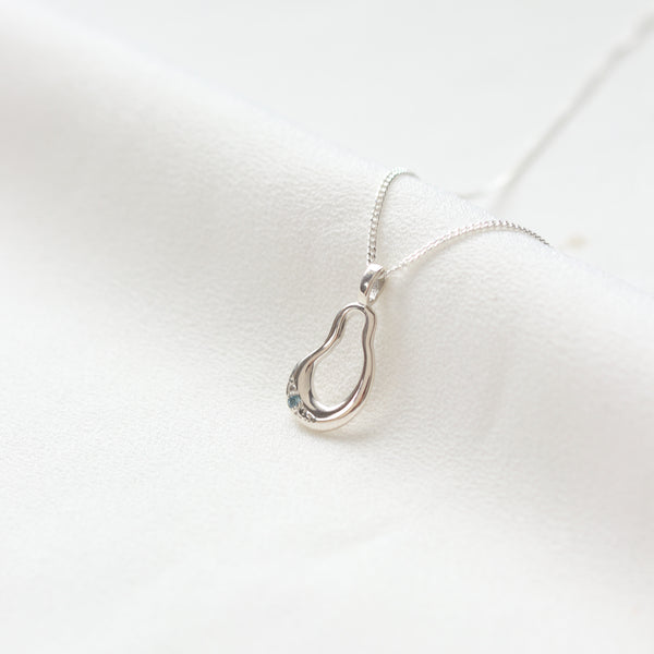 The Aquamarine Serenity Pendant