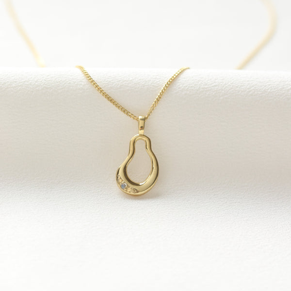 The Aquamarine Serenity Pendant