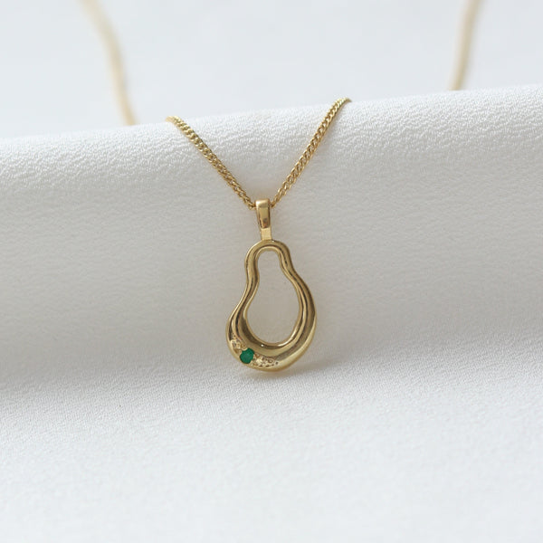 The Emerald Flourish Pendant