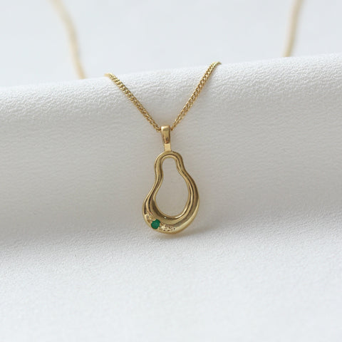The Emerald Flourish Pendant