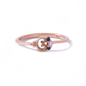 Petite Blossom Ring In 9ct Rose Gold
