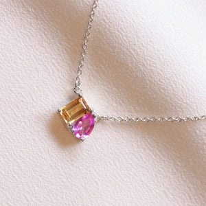 The Faithful Peach Necklace