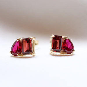 The Loving Pomegranate Studs