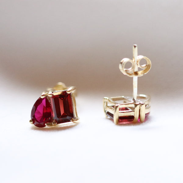 The Loving Pomegranate Studs