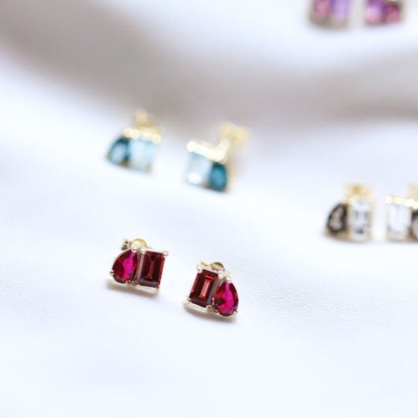 The Loving Pomegranate Studs