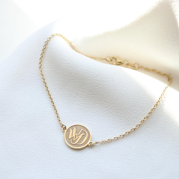 WWJD Bracelet in Gold