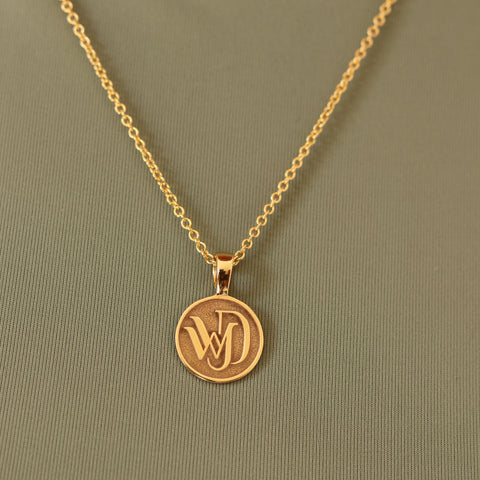 WWJD Necklace in Gold