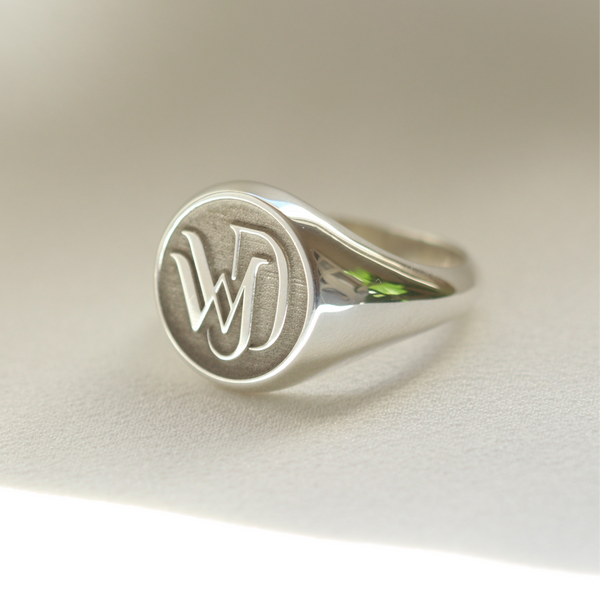 WWJD Signet Ring in Silver