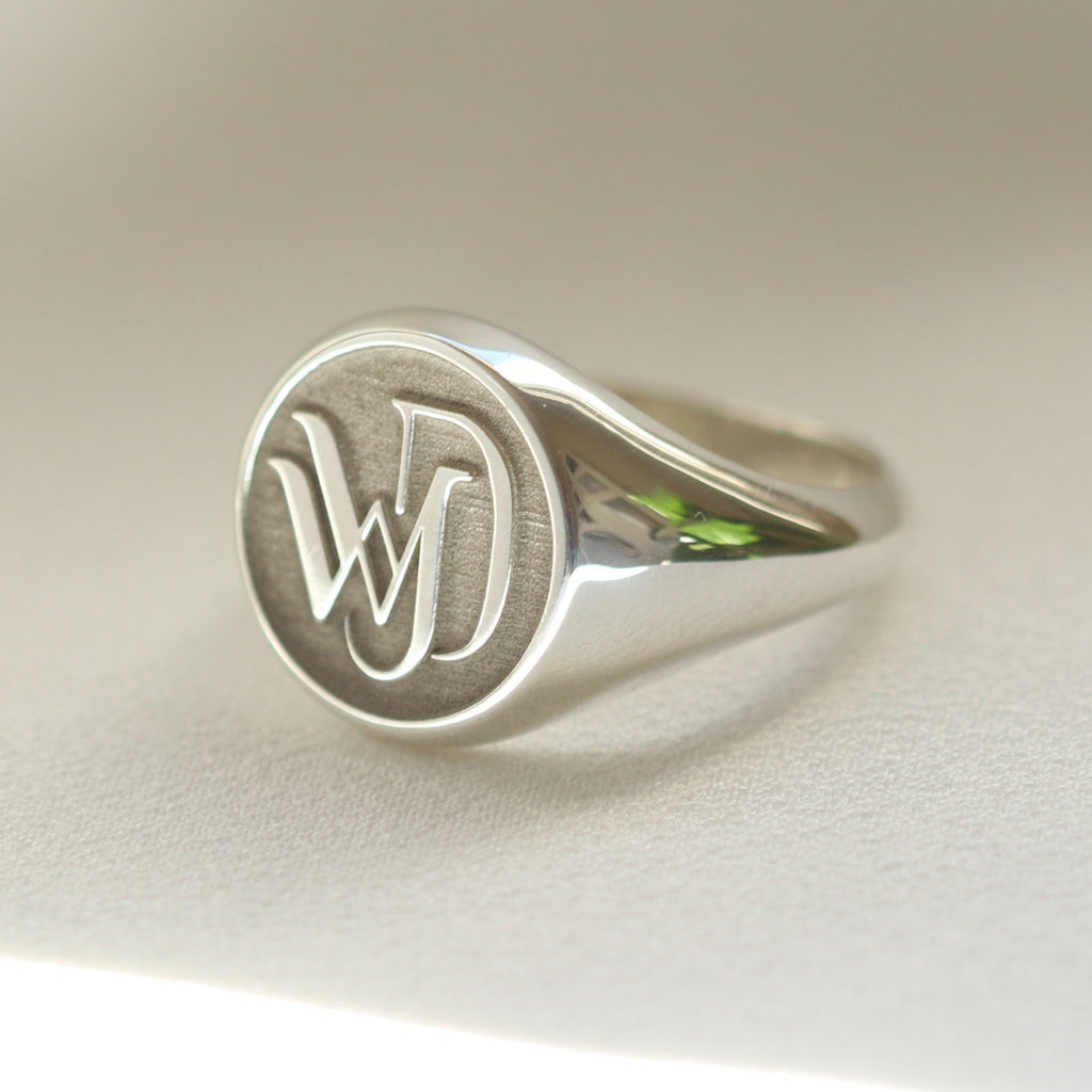 WWJD Signet Ring in Silver