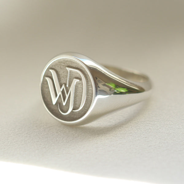 WWJD Signet Ring in Silver