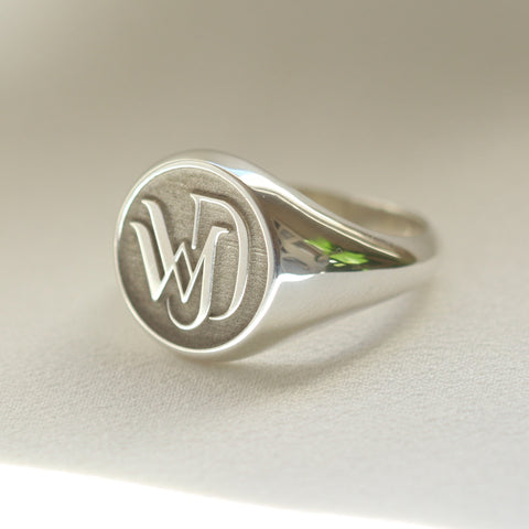WWJD Signet Ring in Silver