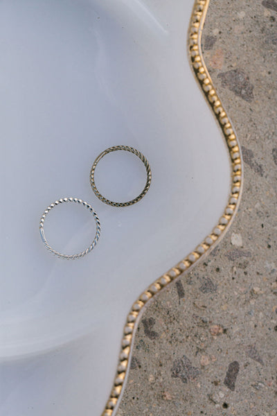Jasmine Pure Woven Ring in Gold