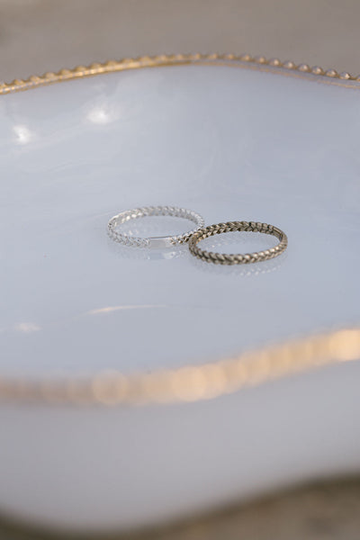 Jasmine Pure Woven Ring in Gold