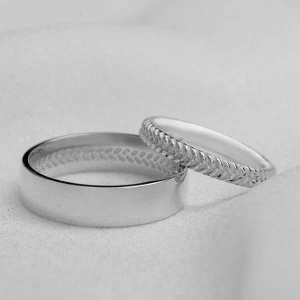 Beau Weaved Band In Silver