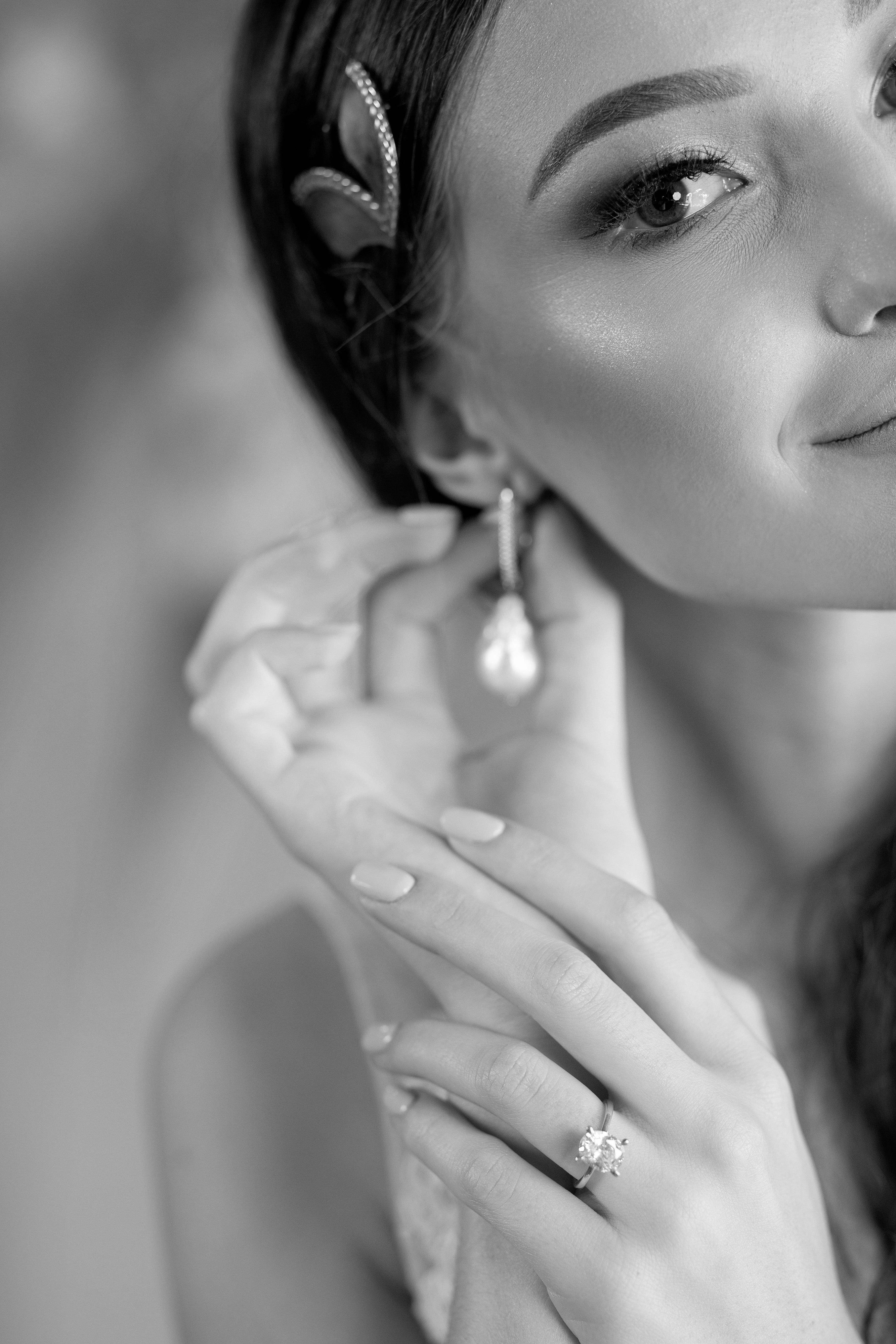 Nayeli Oval Lab-Grown Diamond Ring In White Gold