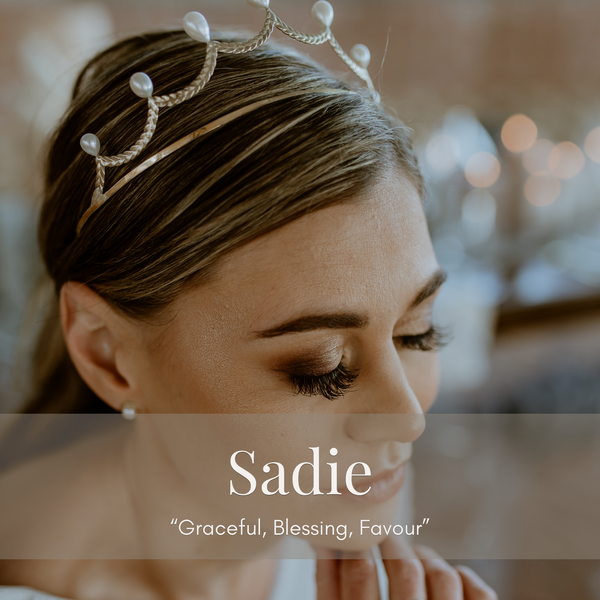 The Sadie Tiara In Brass