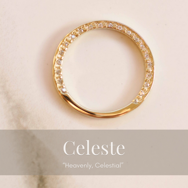 Celeste Inner Beauty Band In Gold