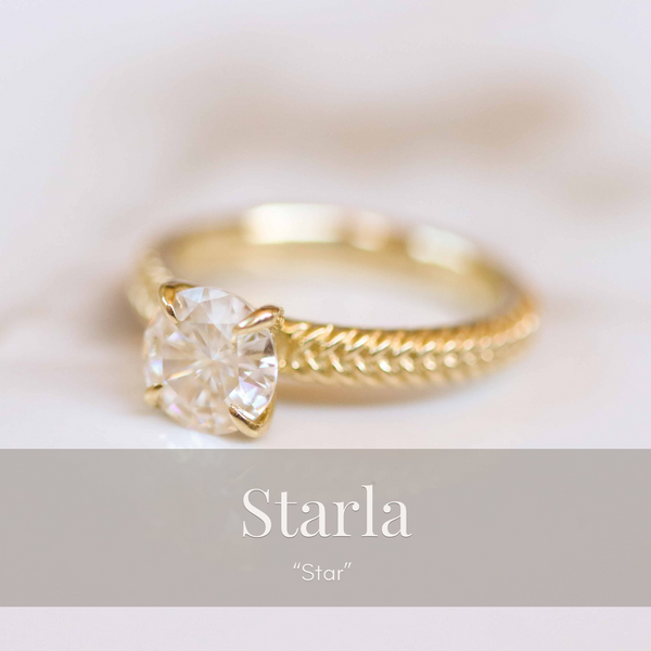 Starla Moissanite Ring In Gold