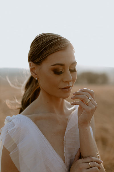 Giselle Woven Band In Gold