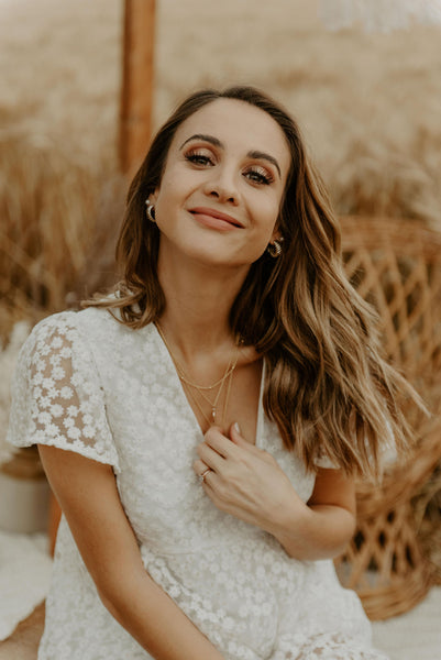 Barley Earrings In Gold