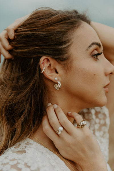 Barley Earrings In Gold
