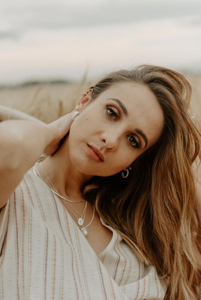 Barley Earrings In Silver