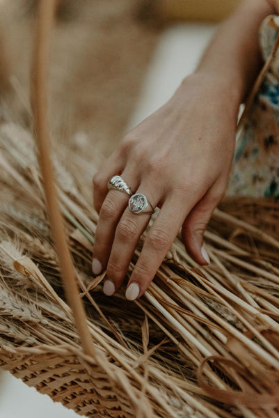 YHVH signet Ring in Brass