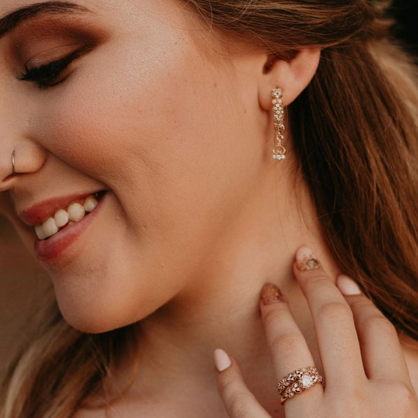 Petite Blossom Pendant In Rose Gold