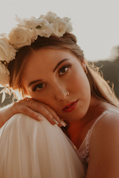 9ct Rose Gold Petite Blossom Ring