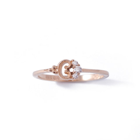 9ct Rose Gold Petite Blossom Ring