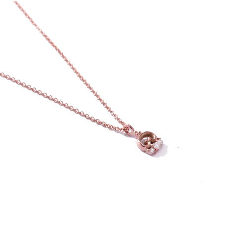 Petite Blossom Pendant In Rose Gold