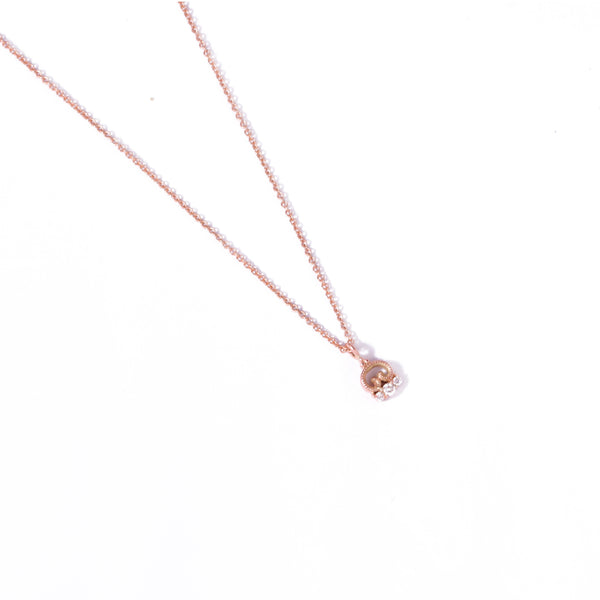 Petite Blossom Pendant In Rose Gold