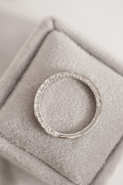 Celeste Inner Beauty Band In White Gold