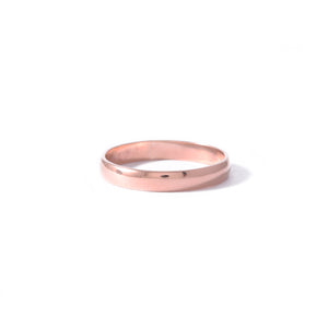 Half Round Band (3mm) In 9ct Rose Gold