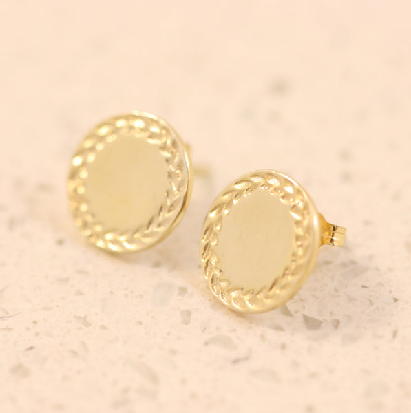 Freya Noble Studs In Gold