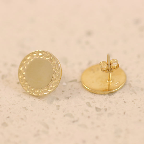 Freya Noble Studs In Gold