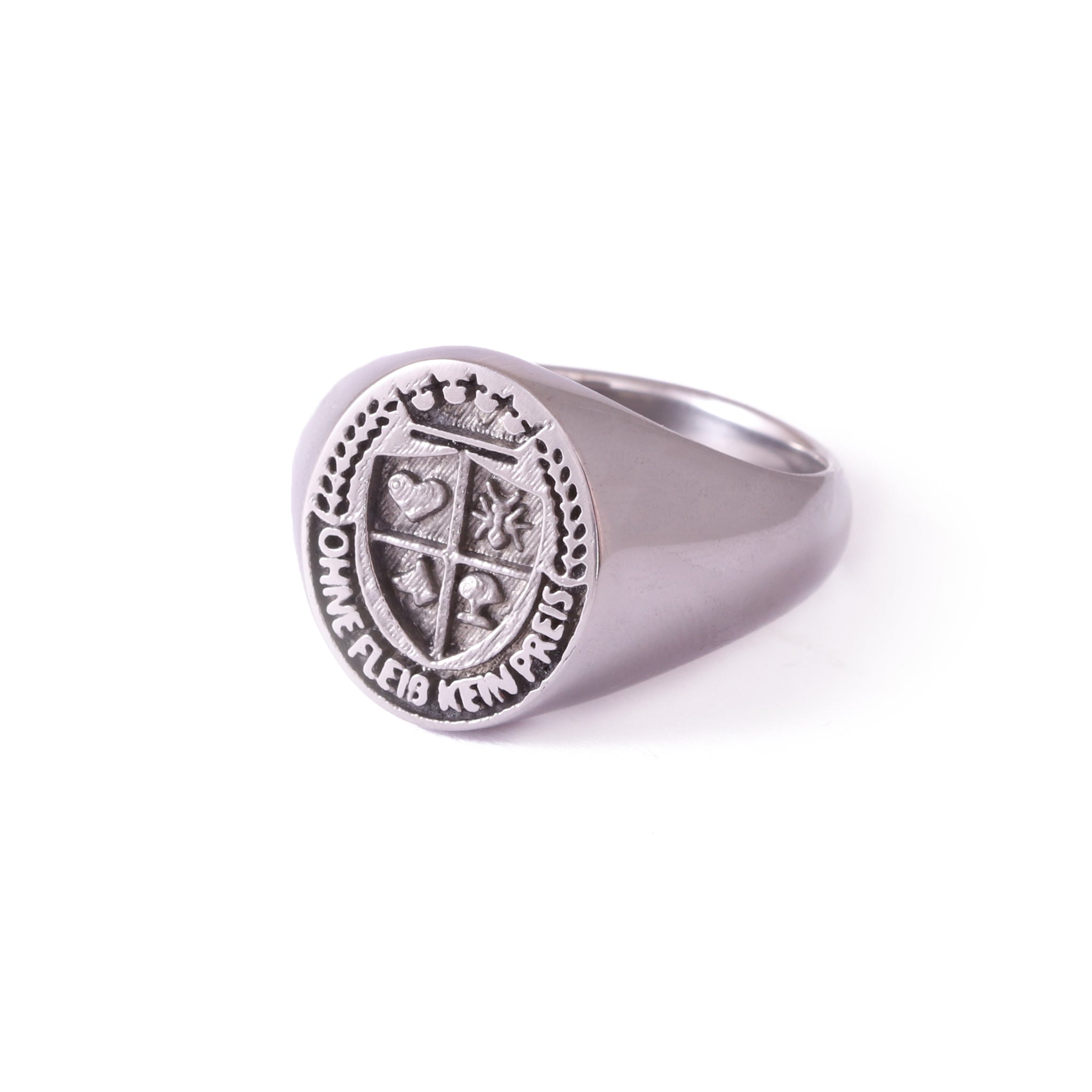 Titanium Oval Customisable Legacy Signet Ring