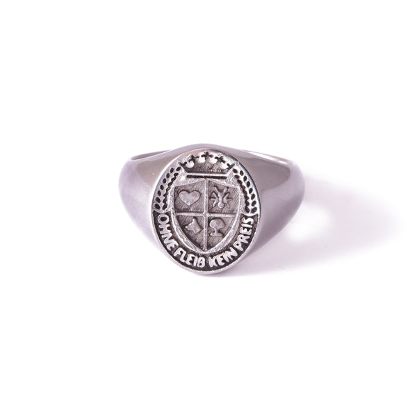 Titanium Oval Customisable Legacy Signet Ring