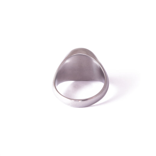 Titanium Oval Customisable Legacy Signet Ring