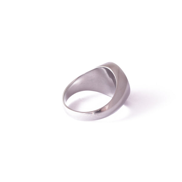 Titanium Oval Customisable Legacy Signet Ring