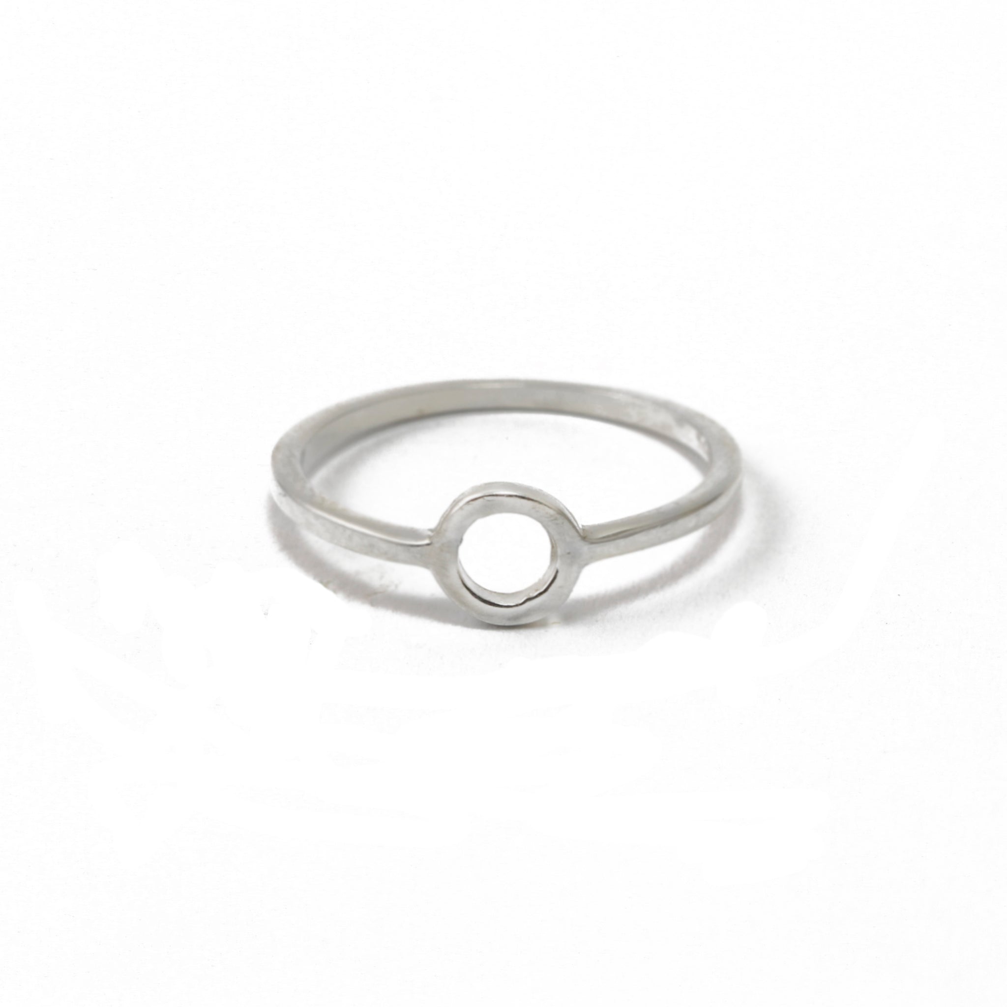Circle Ring In Silver