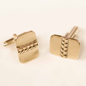 Ignatius Octagon Cufflinks in Brass
