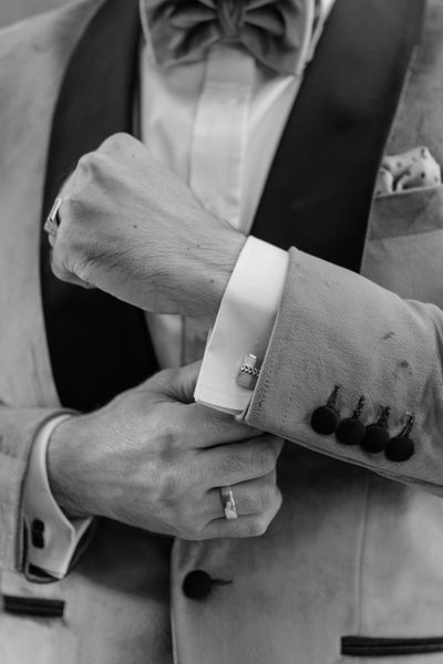 Giovanni Oval Cufflinks In Silver