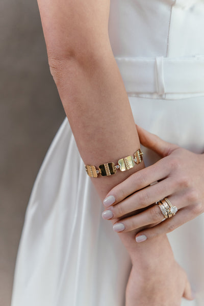 Indira Moissanite Ring In Rose Gold